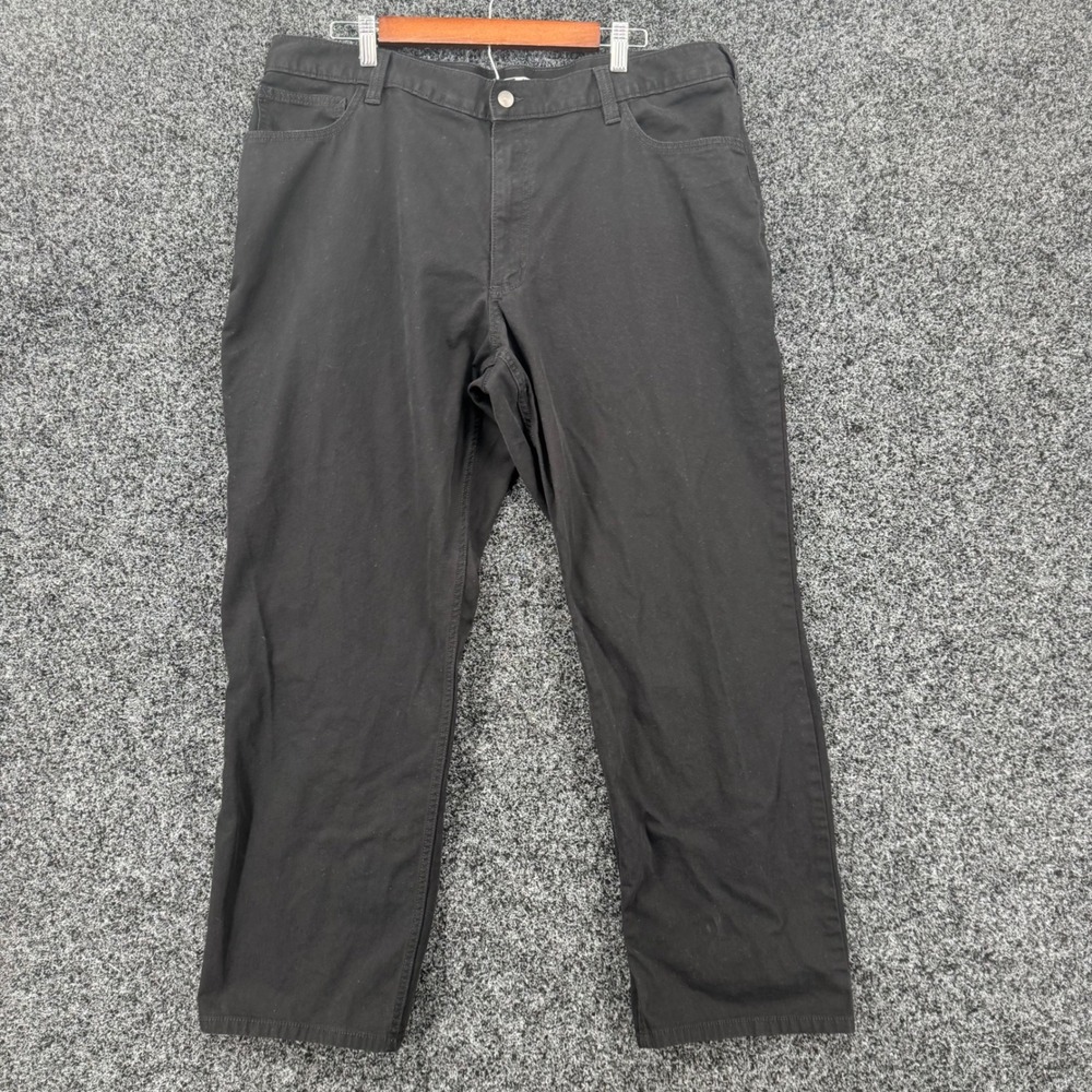 Carhartt Mens 40x30 Rugged Flex Relaxed Fit Canvas Work Pants Black 102517 001